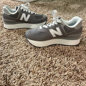 New balance 574s in shadow grey
